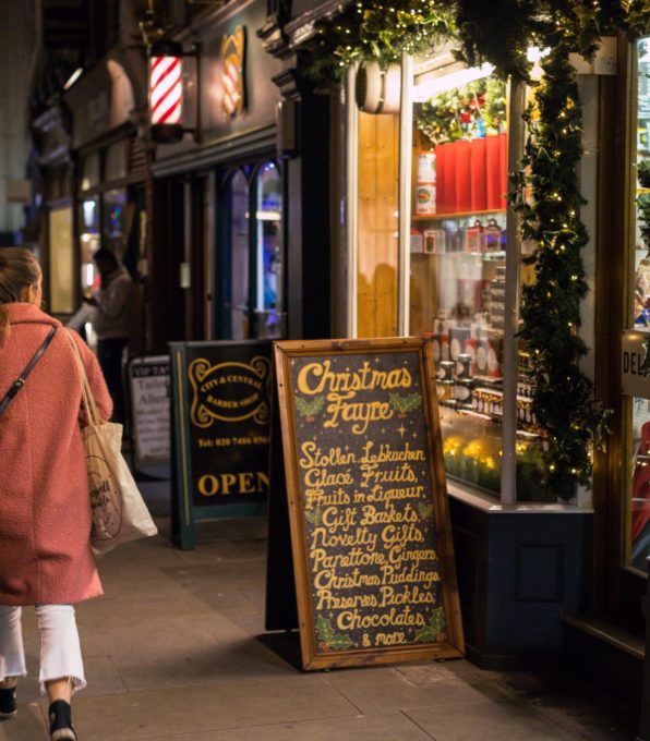 Marylebone Lane Christmas Shopping Evening
